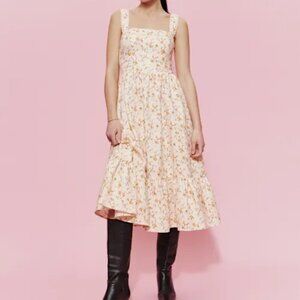 Reformation Rowen Linen Dress Julius - Size 4